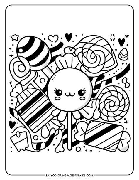 Printable Coloring Pages Candy