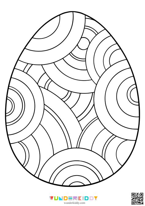 Printable Coloring Pages Easter Eggs