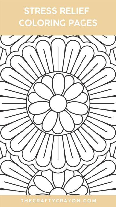 Printable Coloring Pages For Adults Stress Relief