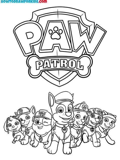 Printable Coloring Pages For Paw Patrol