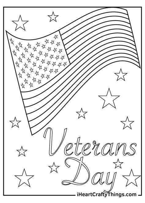 Printable Coloring Pages For Veterans Day