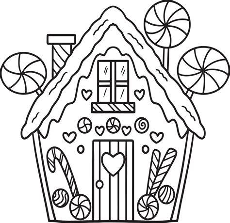 Printable Coloring Pages Gingerbread House