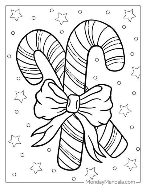 Printable Coloring Pages Of Candy Canes