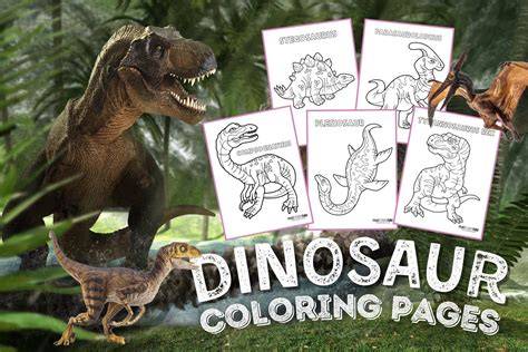 Printable Coloring Pages Of Dinosaurs