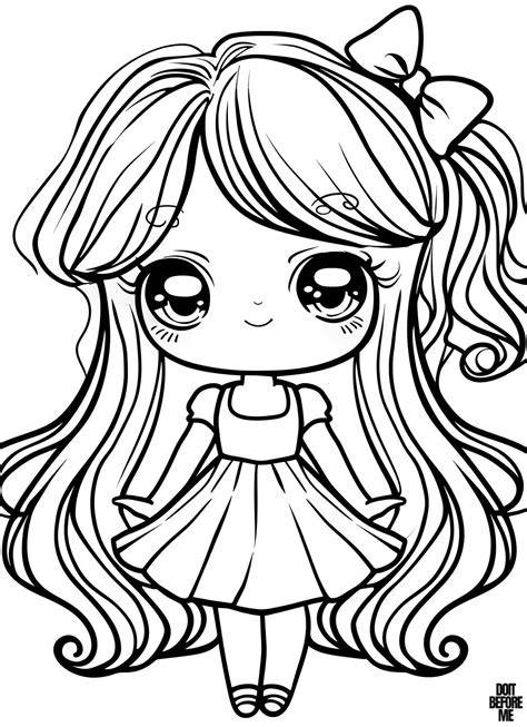 Printable Coloring Pages Of Dolls