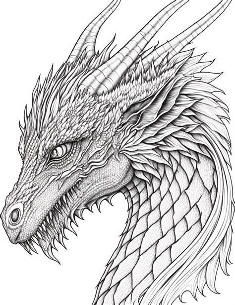 Printable Coloring Pages Of Dragons