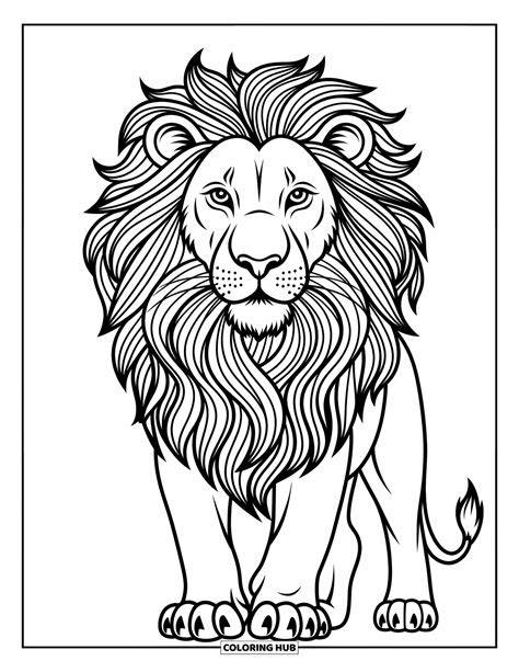 Printable Coloring Pages Of Lions