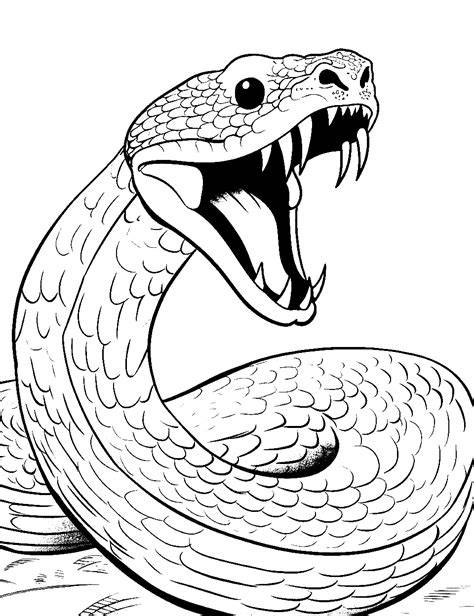 Printable Coloring Pages Of Snakes