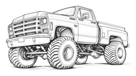 Printable Coloring Pages Of Trucks