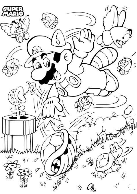 Printable Coloring Pages Super Mario
