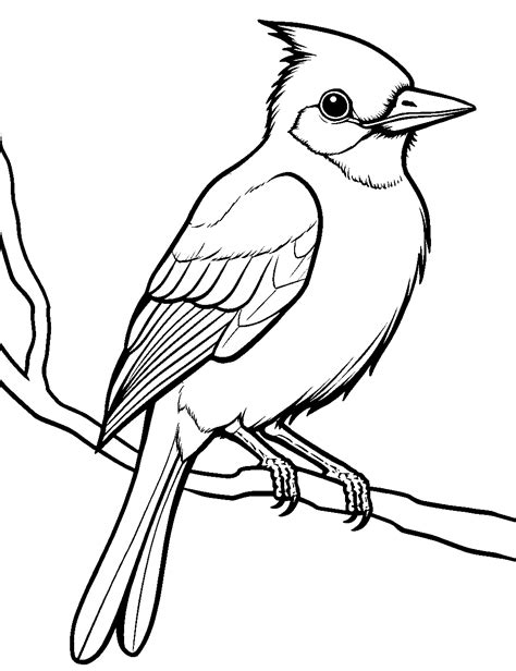 Printable Coloring Pictures Of Birds