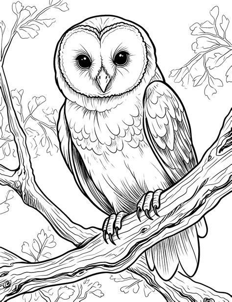 Printable Coloring Pictures Of Owls