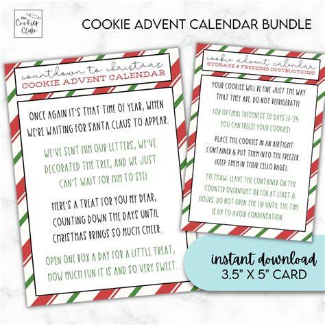 cookie advent calendar
