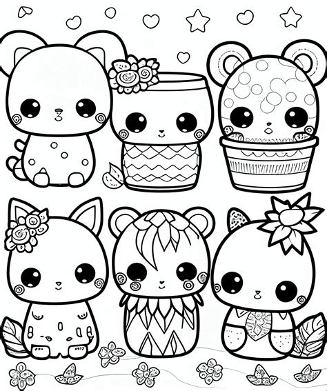 Printable Cute Coloring Page