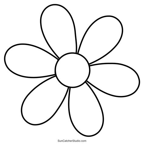 Printable Daisy Flower