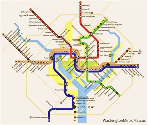 Printable Dc Metro Map