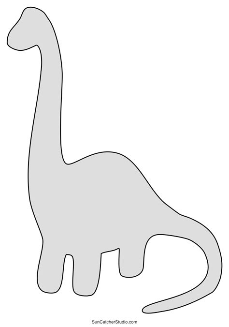 Printable Dinosaur Template