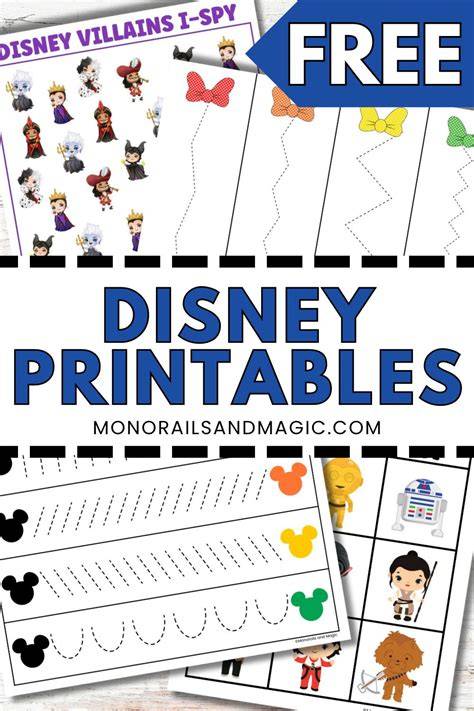 Printable Disney Activities