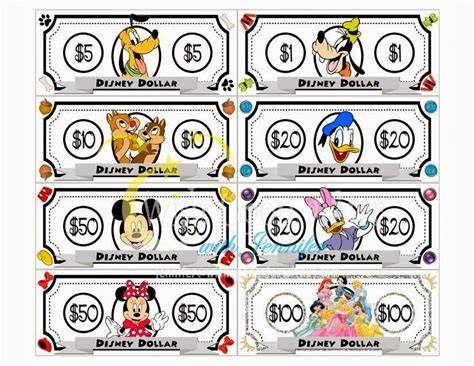 Printable Disney Money