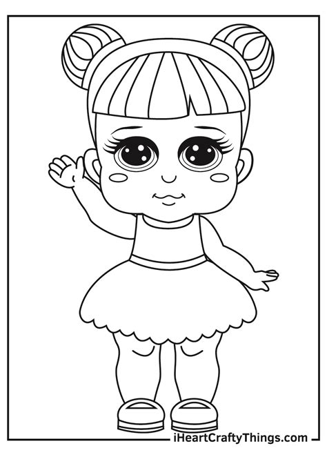 Printable Doll Coloring Pages