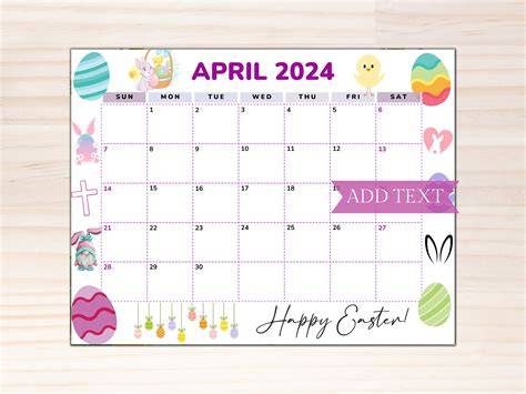 easter 2024 calendar date