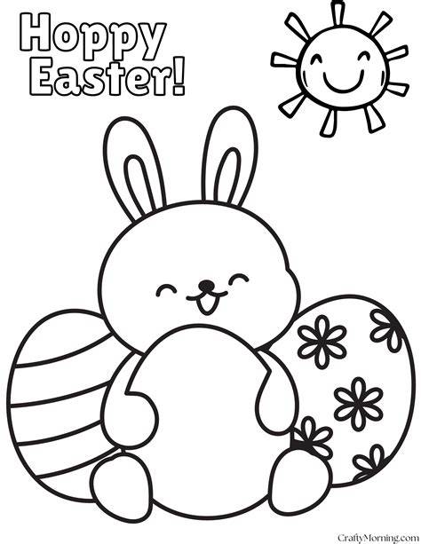 Printable Easter Bunny Coloring Page