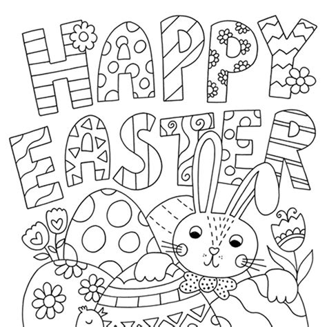 Printable Easter Colouring