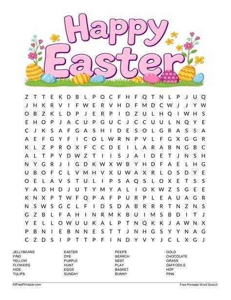 Printable Easter Puzzles