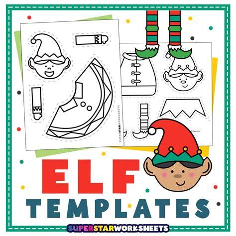 Printable Elf Face Template