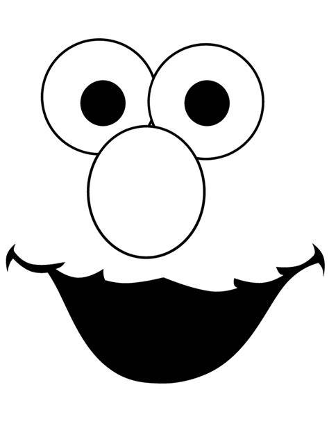 Printable Elmo Face
