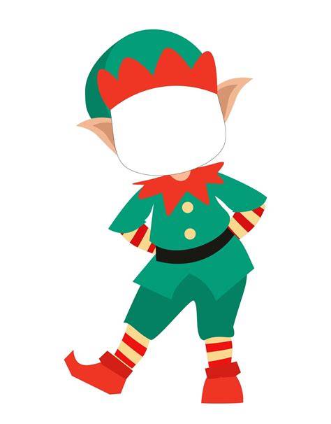 Printable Elves Christmas
