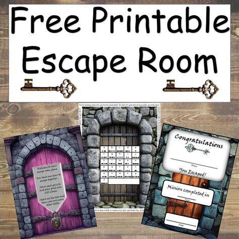 Printable Escape Room Free