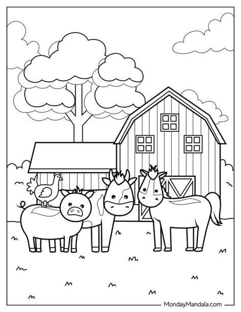 Printable Farm Animal Pictures To Color