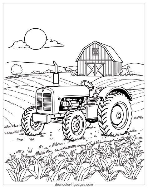 Printable Farm Pictures To Color