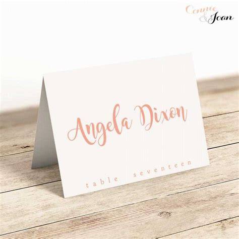 Printable Folded Place Cards