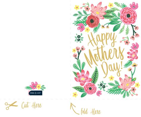 Printable Free Mothers Day Cards