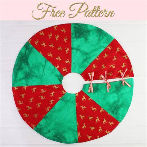 Printable Free Tree Skirt Patterns