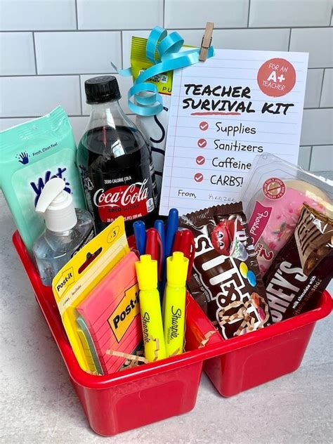 Printable Funny Teacher Survival Kit