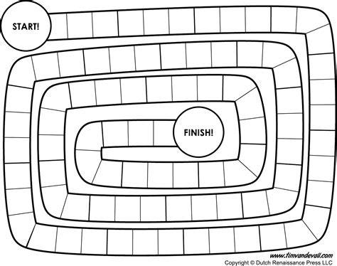 Printable Game Board Template