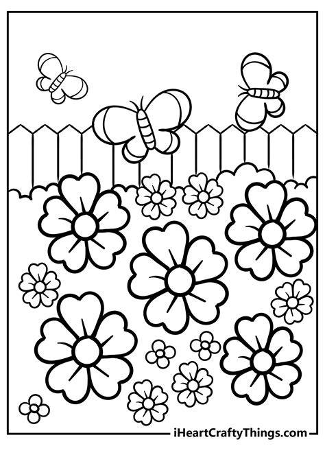 Printable Garden Colouring Pages