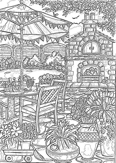 Printable Garden Pictures To Color