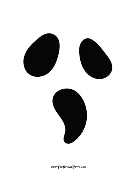 Printable Ghost Eyes And Mouth Template