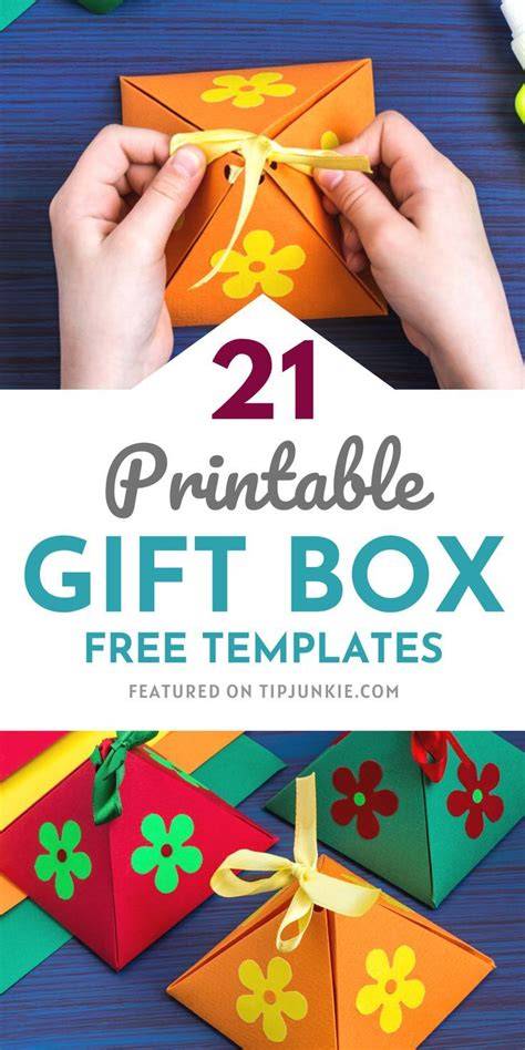 Printable Gift Box Templates