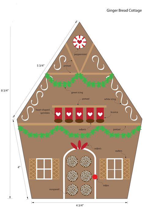Printable Gingerbread House Patterns