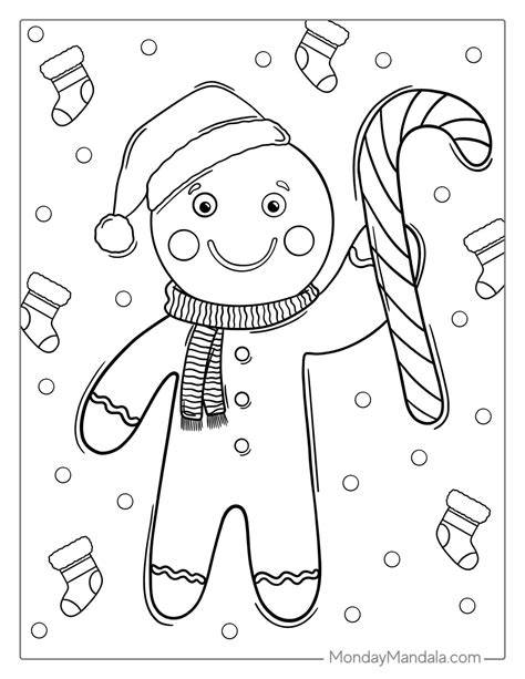 Printable Gingerbread Man Coloring Pages