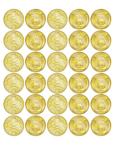 Printable Gold Coins Coloring Pages