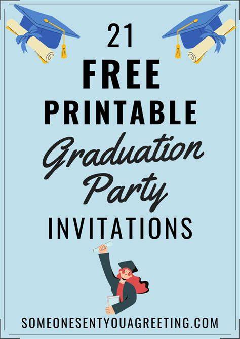 Printable Graduation Invitations