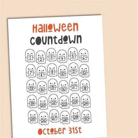 halloween advent calendar