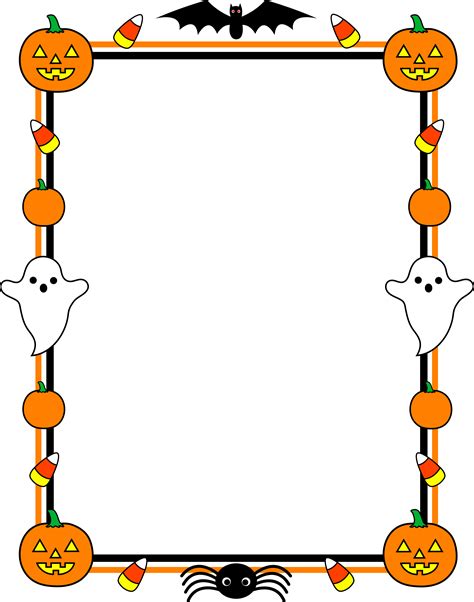 Printable Halloween Borders