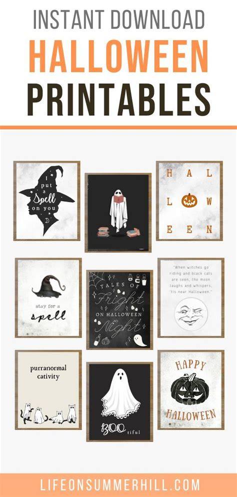 Printable Halloween Decorations